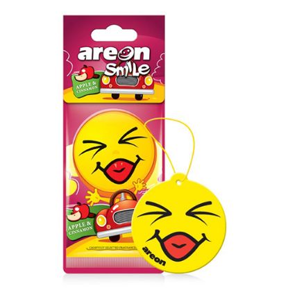 AREON SMILE DRY APPLE CINNAMON OTO ARAÇ KOKUSU resmi