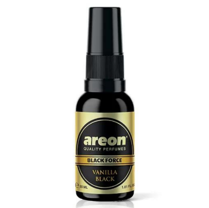 AREON BLACK FORCE 30 ML VANILLA BLACK OTO ARAÇ SPREYİ resmi